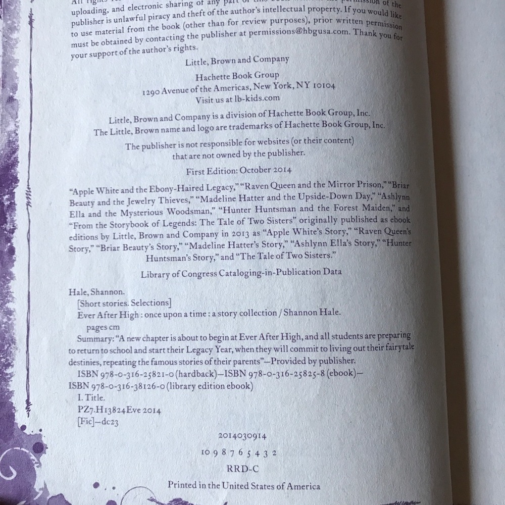 Ever After High Books - Set of 2 - Once Upon a Time and the Storybook of Legends - Picture 7 of 11